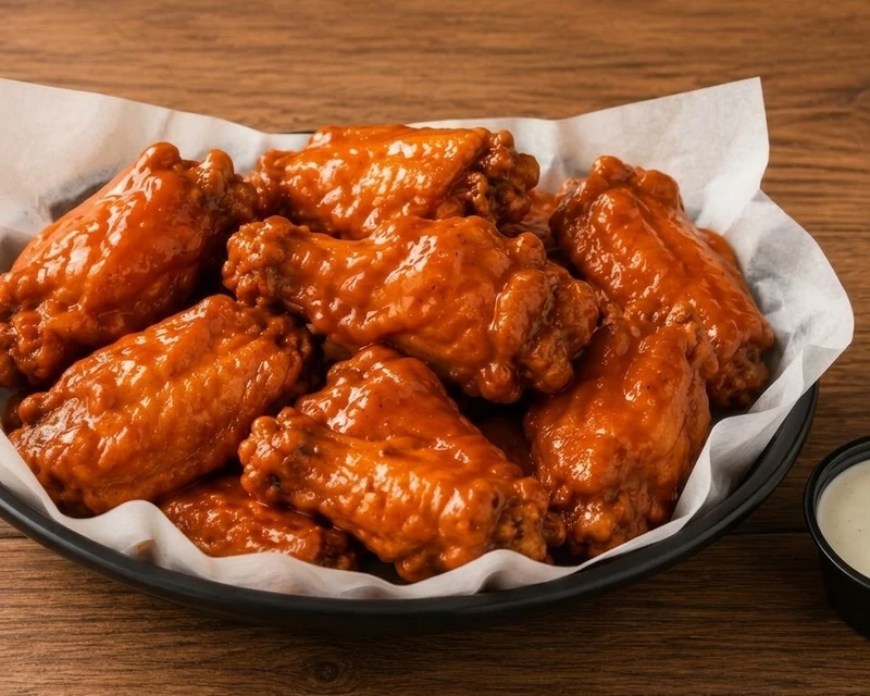 Saucy chicken wings at Nick's Lounge - best wings in Bonnyville, AB