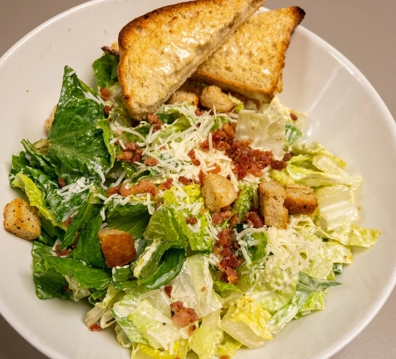 Nick's Caesar Salad, a fresh entree salad in Bonnyville, AB